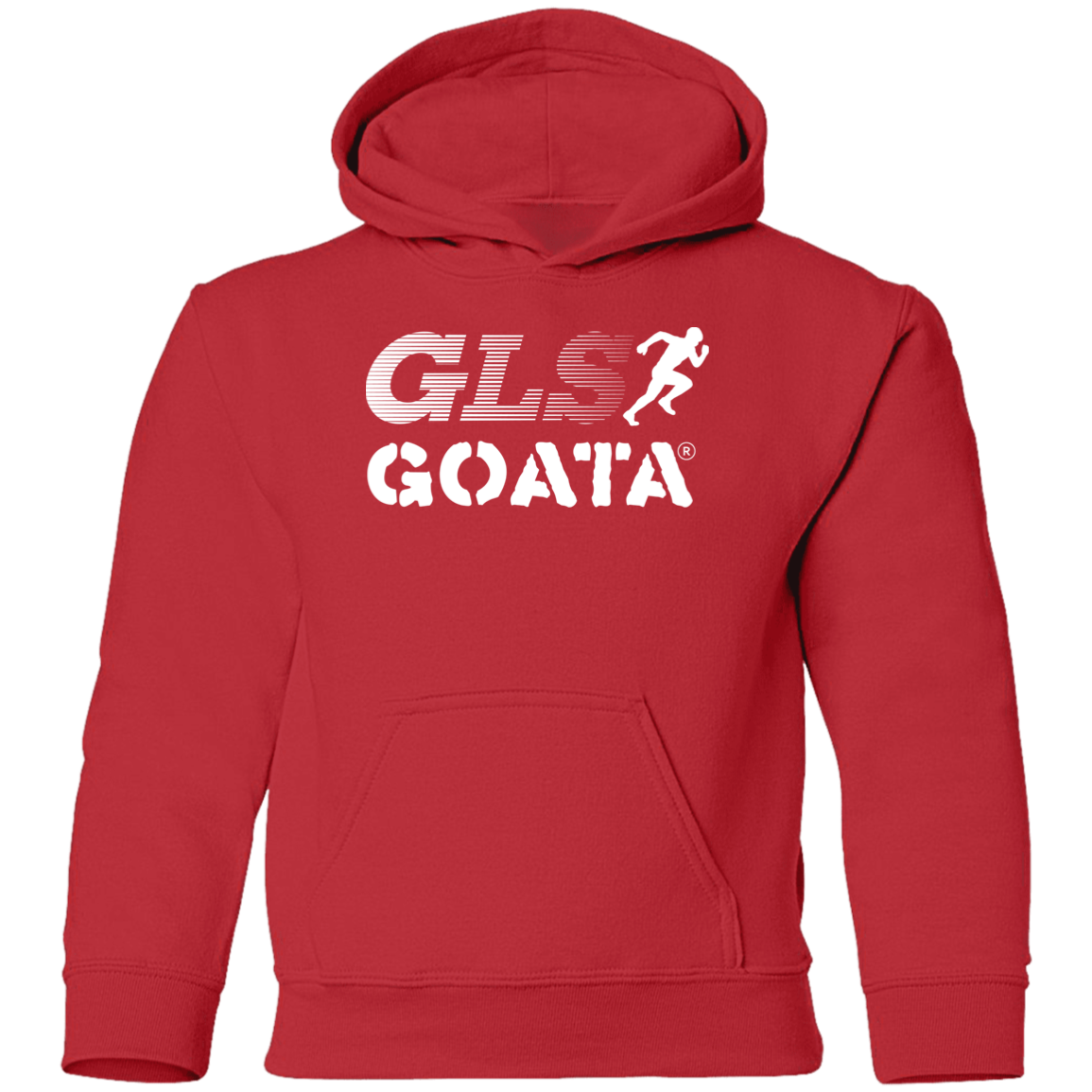 GOATA® Gildan Youth Pullover Hoodie - White Stripe