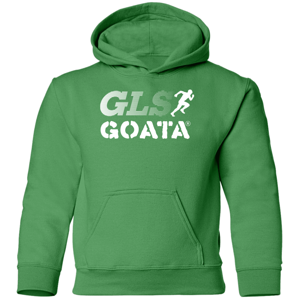 GOATA® Gildan Youth Pullover Hoodie - White Stripe