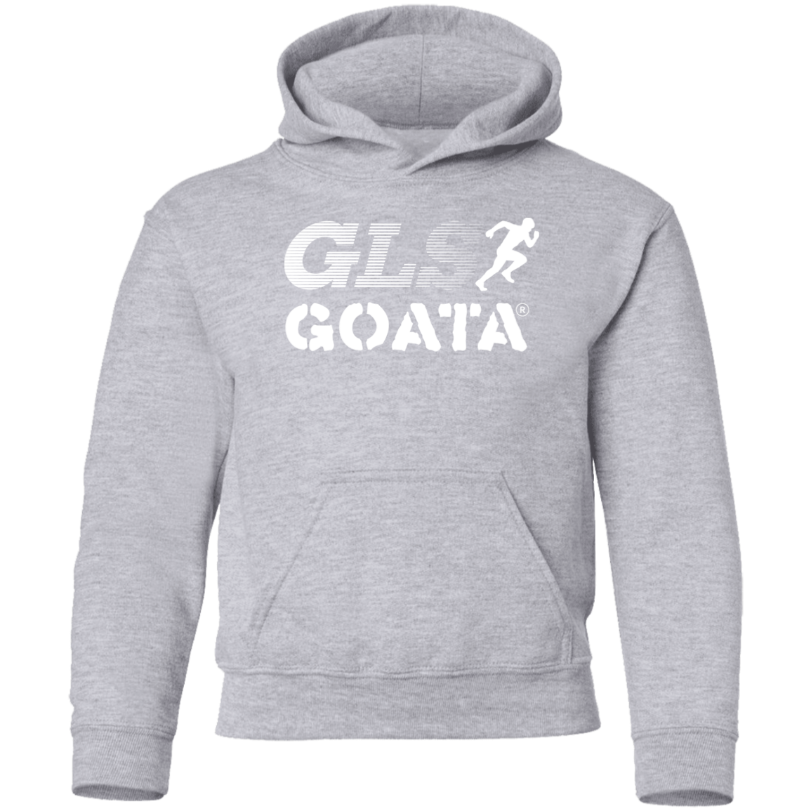 GOATA® Gildan Youth Pullover Hoodie - White Stripe