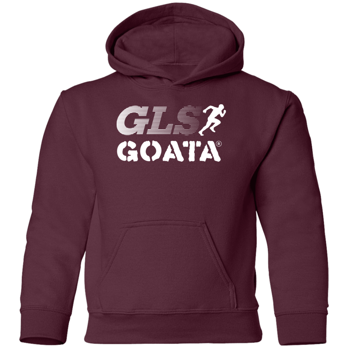 GOATA® Gildan Youth Pullover Hoodie - White Stripe