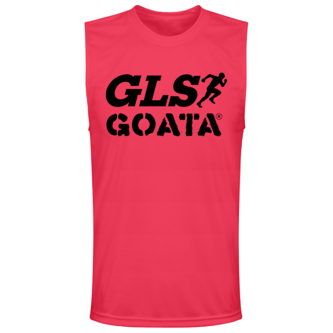 GOATA® Men's Zone Muscle Tee - Black Solid